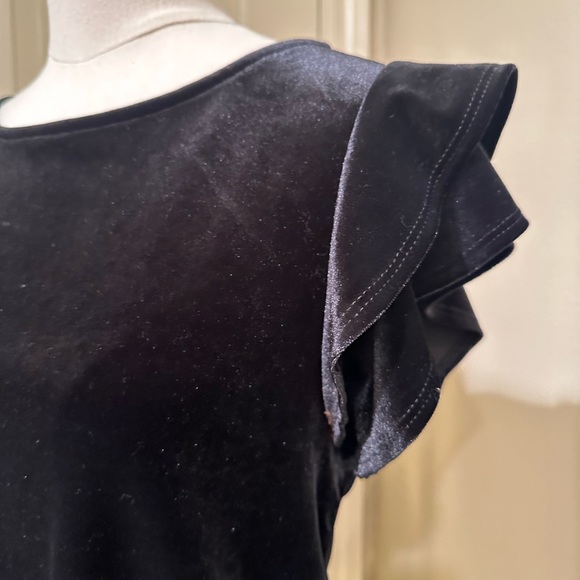 Velvet Flutter Top - Picture 3 of 4